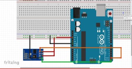 After Programming Connections ESP01 with arduino uno Maroc