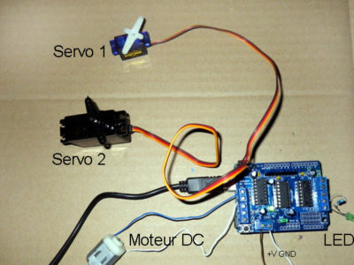 Shield L293D Moteur Driver L293D avec different moteur