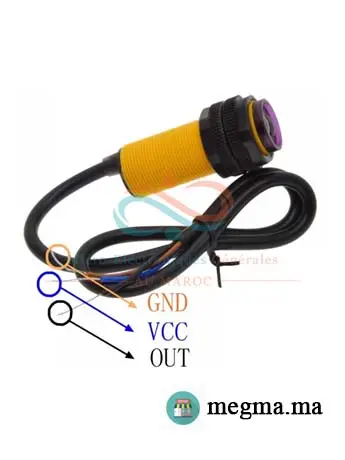 E18-D80NK Capteur infrarouge réglable 3-80cm E18-D80NK Capteur infrarouge réglable 3-80cm