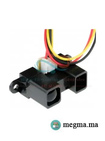 GP2Y0A02YK0F Capteur Infrarouge SHARP 20-150cm + Cable GP2Y0A02YK0F Capteur Infrarouge SHARP 20-150cm + Cable