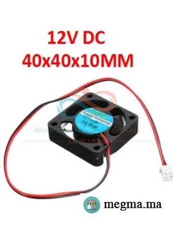 Mini Ventilateur 12V DC 40x40x10mm Mini Ventilateur 12V DC 40x40x10mm