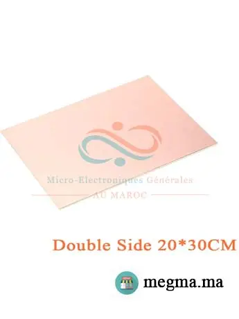 Plaque PCB En Époxy Cuivré double Face A4 20x30cm