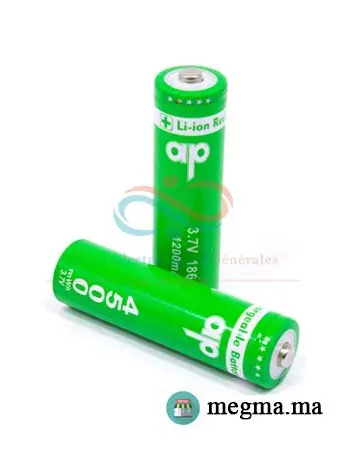 Batterie - Pile Rechargeable Li-on 18650 3,7V 1200mAh