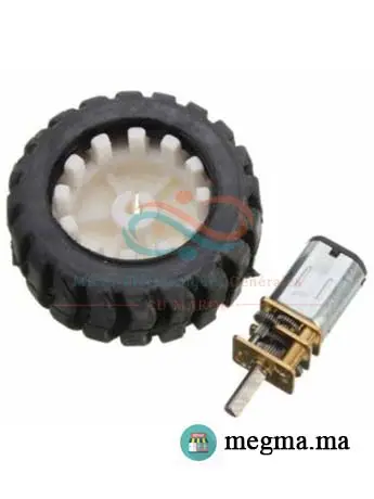 Kit GA12-N20 6V 1000 RPM Moteur avec Réducteur + Roue Kit GA12-N20 6V 1000 RPM Moteur avec Réducteur + Roue