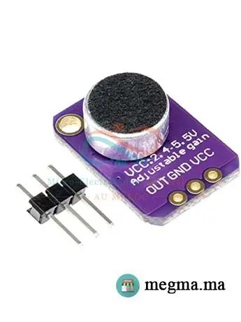 MAX4466 Amplificateur de microphone à électret - Gain réglable