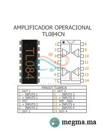 TL084 Amplificateur opérationnel TL084 Amplificateur opérationnel