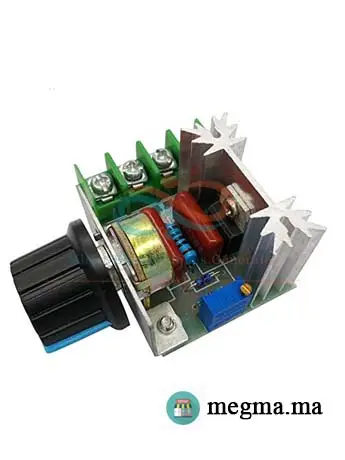 Variateur de vitesse moteur Dimmer AC 220V 2000W Régulateur De Tension SCR