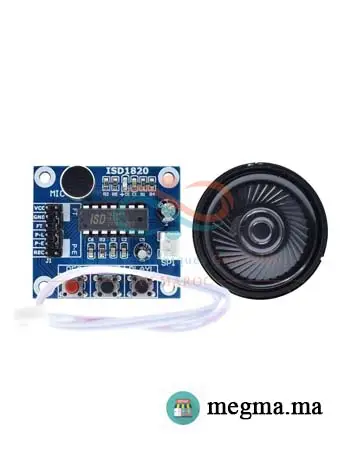 ISD1820 enregistrement vocal et lecture avec haut-parleur