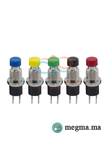 Bouton Poussoir PBS-110 1A – Normalement Ouvert (NO)