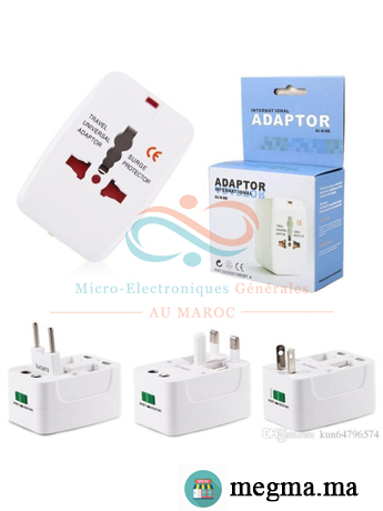 Adaptateur Prise de Voyage Universel – Travel Adapter International